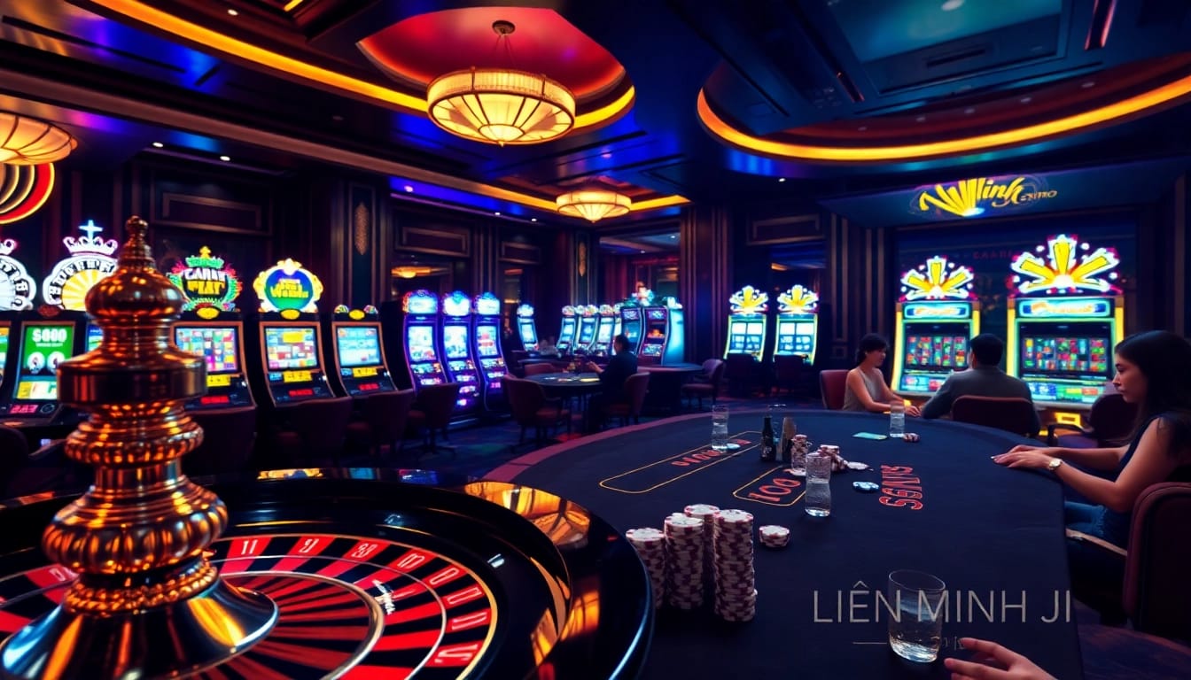 Win big with Liên Minh KJC at a luxury casino featuring thrilling games.