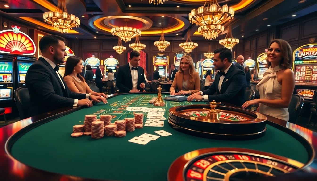 Winning at Nc88 casino tables with exciting slot machines and poker games.