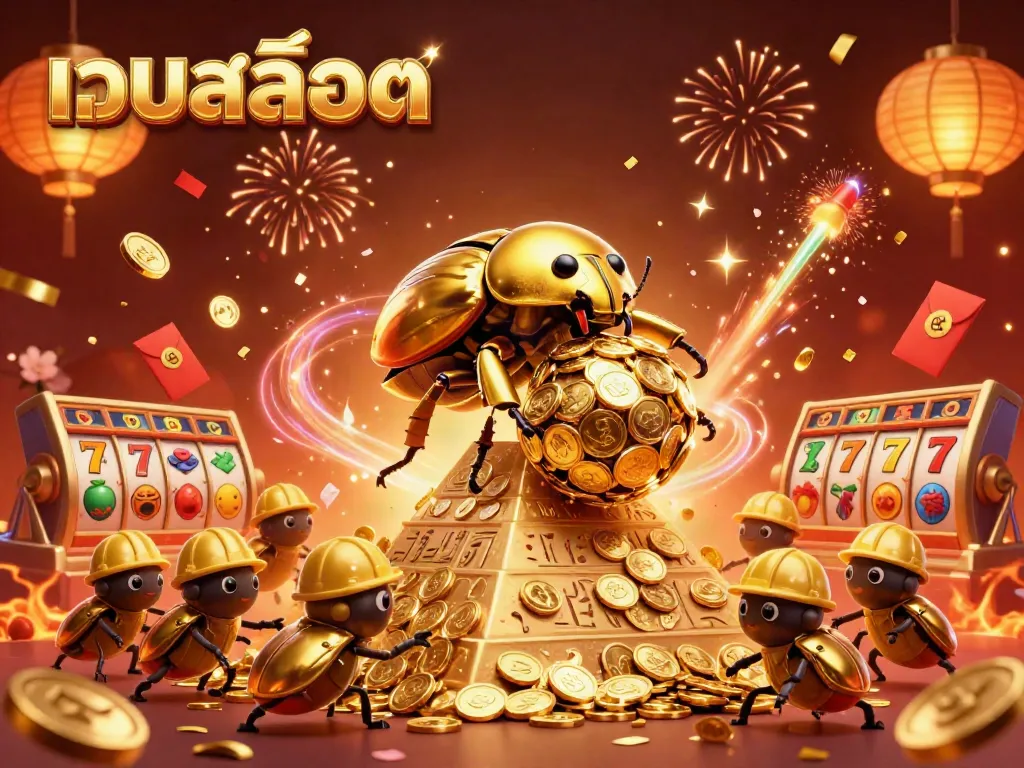 สนุกสนานกับเว็บสล็อตที่เต็มไปด้วยแสงสีและสัญลักษณ์โชคดี