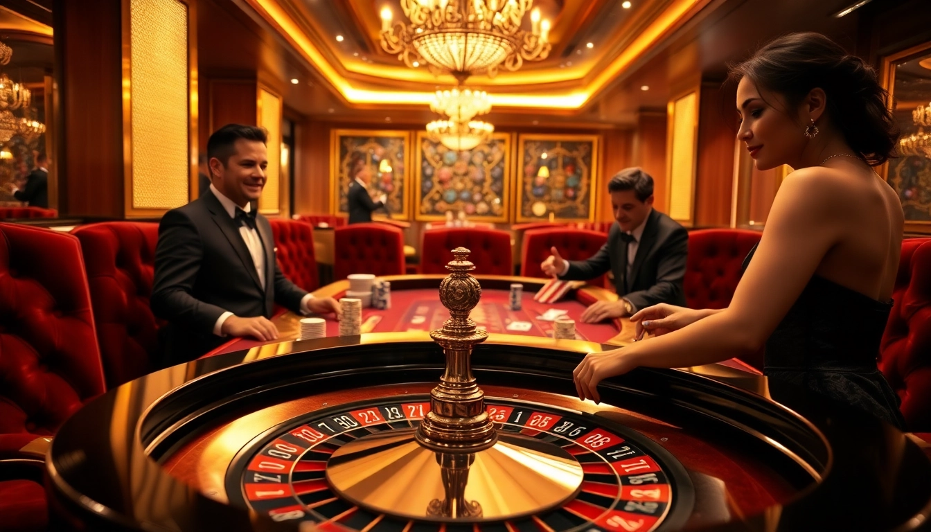 Players enjoy an engaging game at B29 casino, showcasing exciting poker action and vibrant chips.
