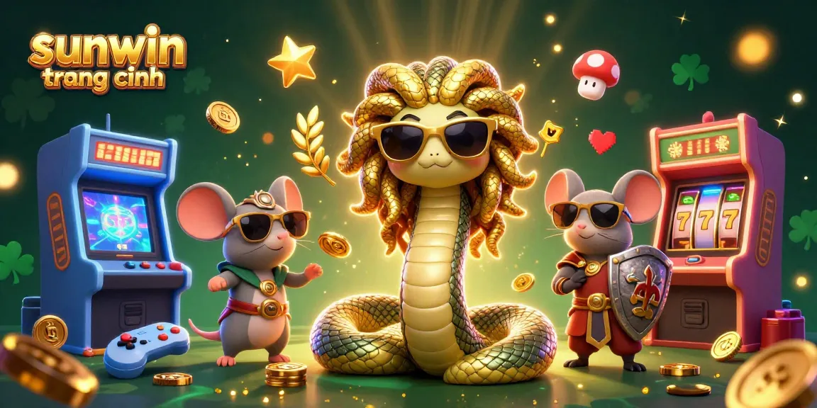 Experience the excitement at sunwin trang chính with vibrant casino games and bold, colorful characters.