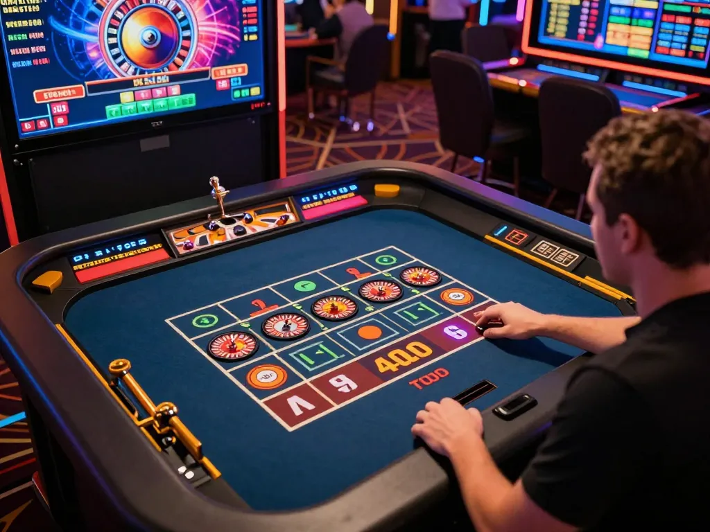Players engage in thrilling roulette action at sunwin online casino, exhilarating gameplay and vibrant visuals