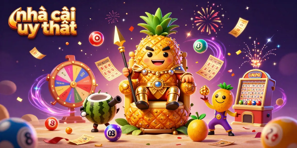 Engaging scene showcasing the nhà cái uy tín with a vibrant casino atmosphere, colorful elements of gambling.