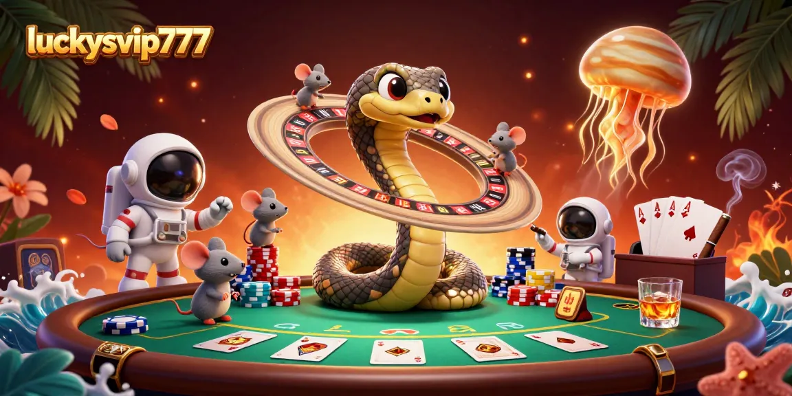 Join the fun with luckysvip777 as players bet on Saturn's rings in a vibrant casino universe!