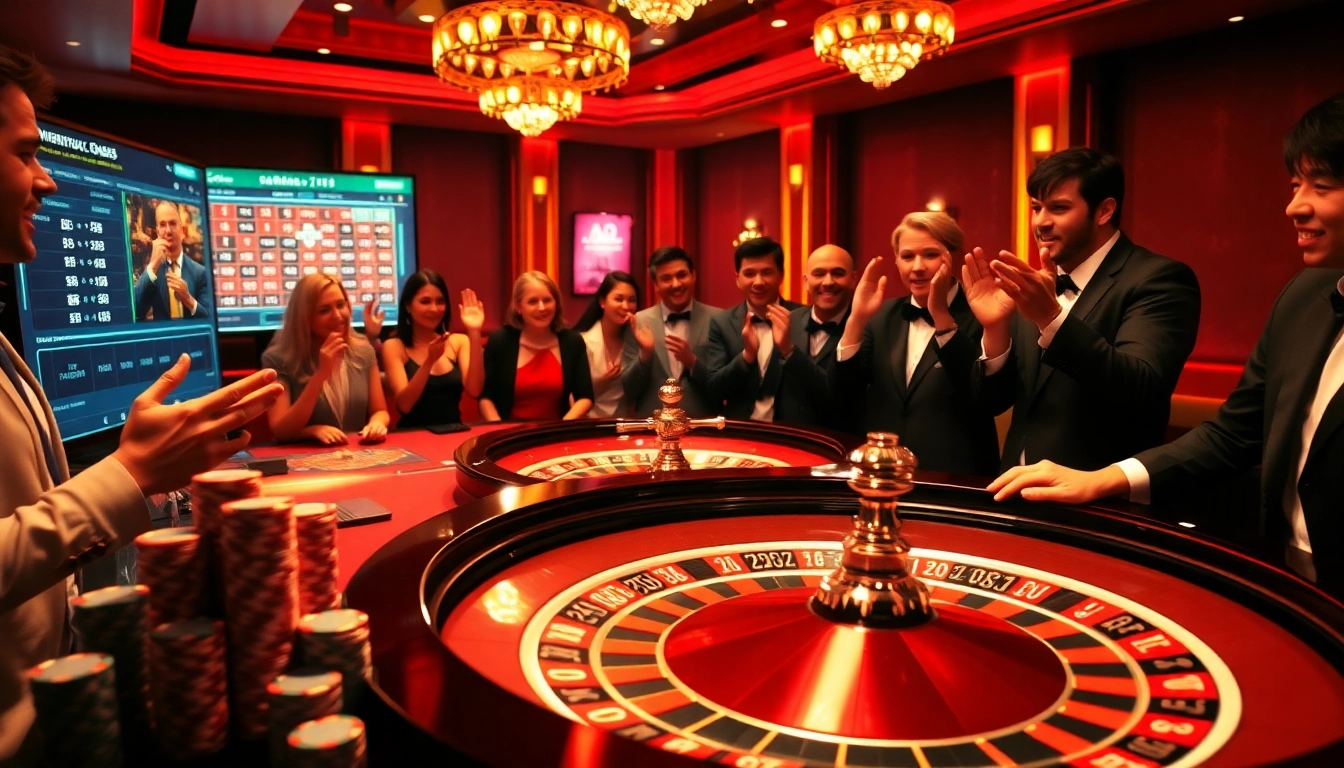 Experience the excitement of gambling with players at a roulette table, featuring https://df999.cn.com/ as the online platform choice.