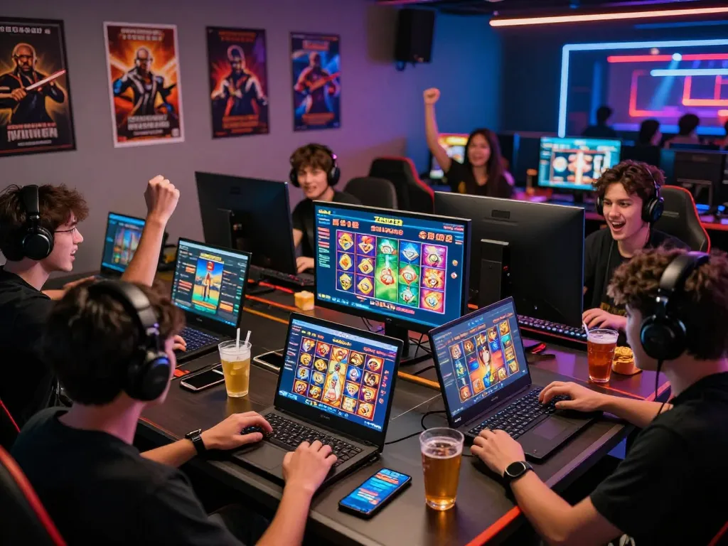 Exciting Zeus138 online gaming event with players enjoying popular slot games in a vibrant setting.