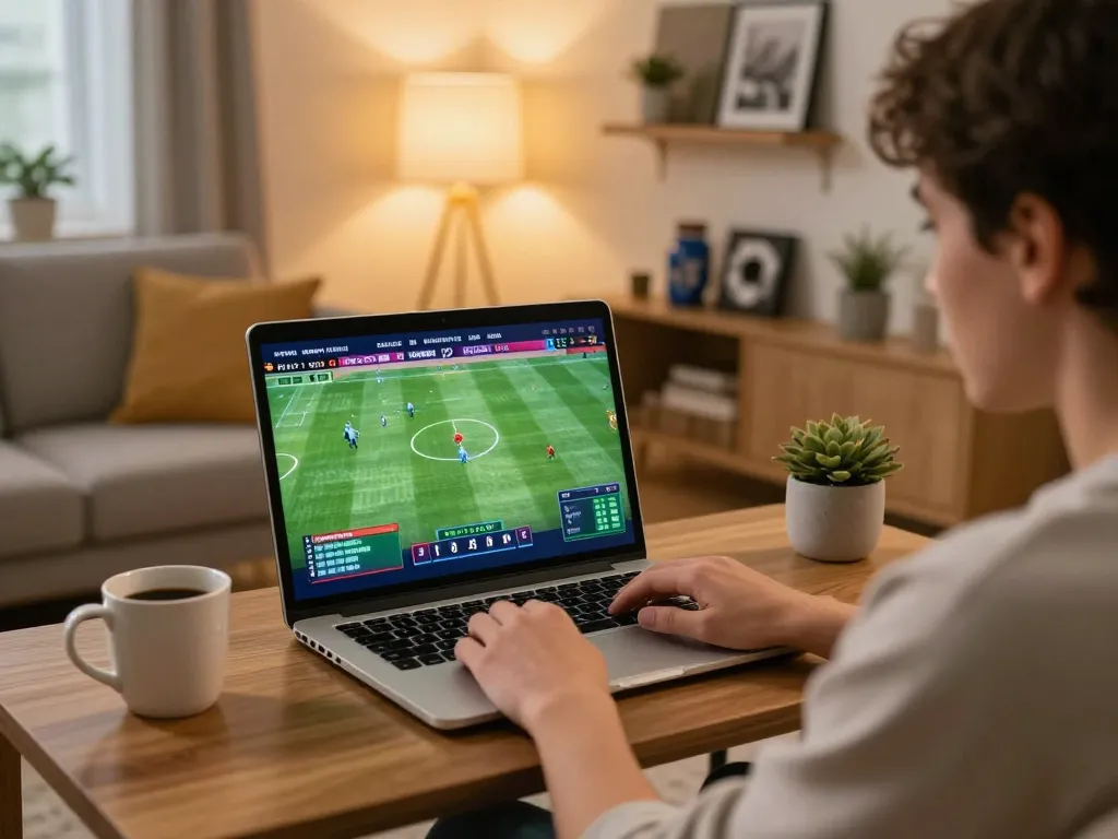 Placing bets on sports events with tylekeo in a lively online gaming home atmosphere