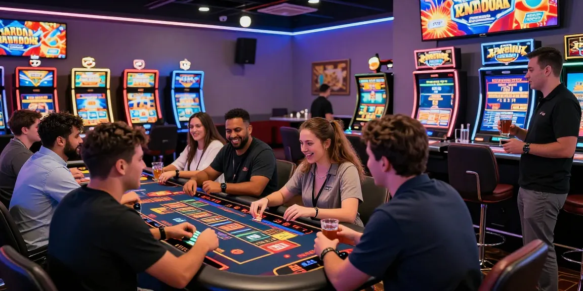 Players enjoying exciting games in vibrant online casinos that accept credit cards for seamless deposits.