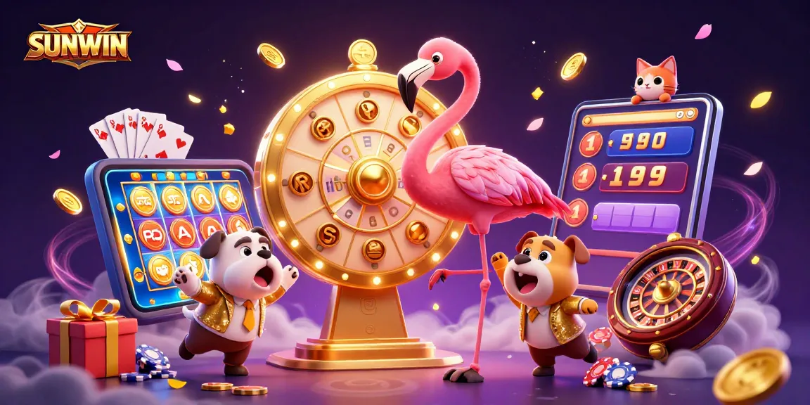 SUNWIN invites players to experience thrilling wins at the online casino with a vibrant game show scene full of exciting gaming elements.
