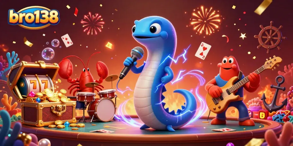 Spin the reels and win at bro138's electrifying underwater casino experience