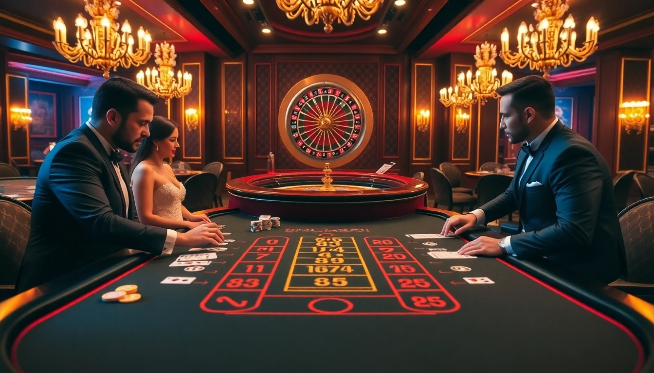 Engaging baccarat table at https://xx88.us/, showcasing thrilling gameplay with vibrant colors.