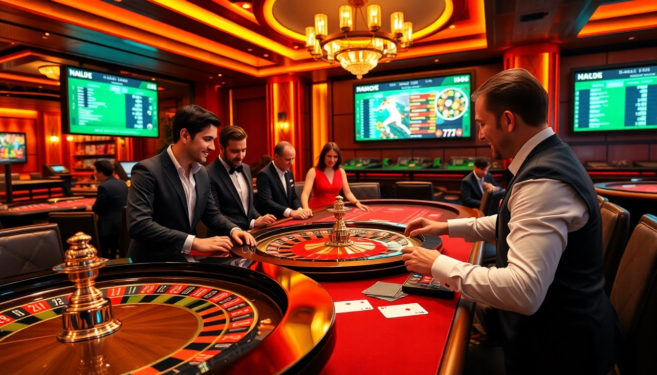 Experience the excitement at NA777 with professional dealers and thrilling casino games.
