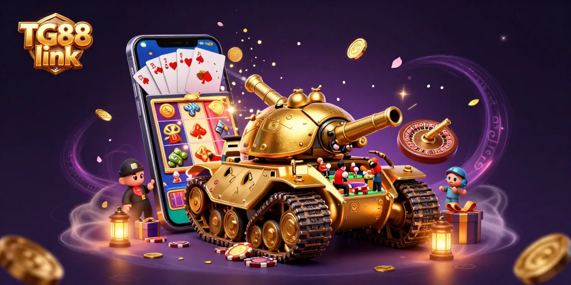 Engage with the TG88 link, featuring a golden beetle casino with slot games and colorful elements.