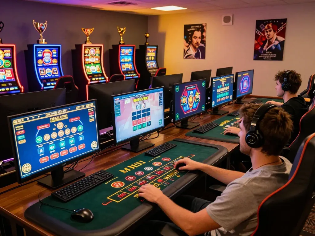 Player engaging in online casino games at home using 123bmvp interface with live dealer excitement