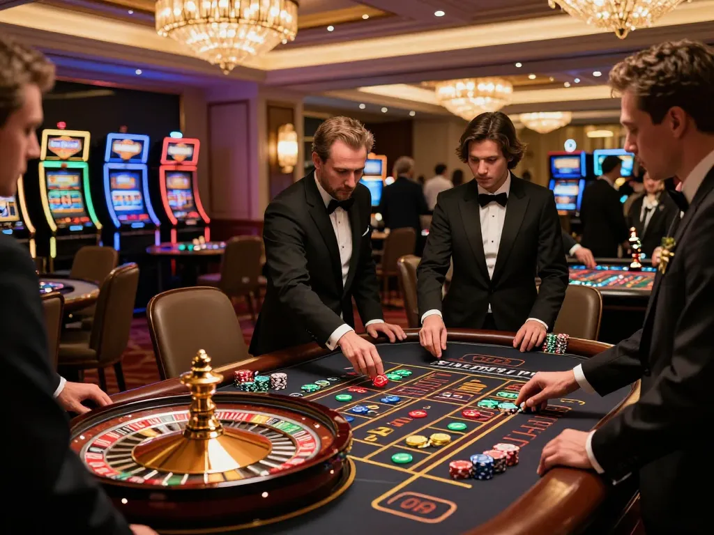 Experience the thrill of roulette at https://www.bdtk66.one/, featuring vibrant chips and engaging players.