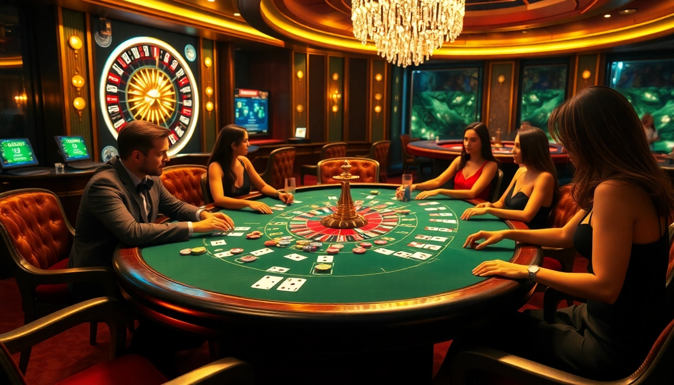 Experience thrilling gambling at http://88xx.art/ with an engaging poker game scene and luxurious casino elements.