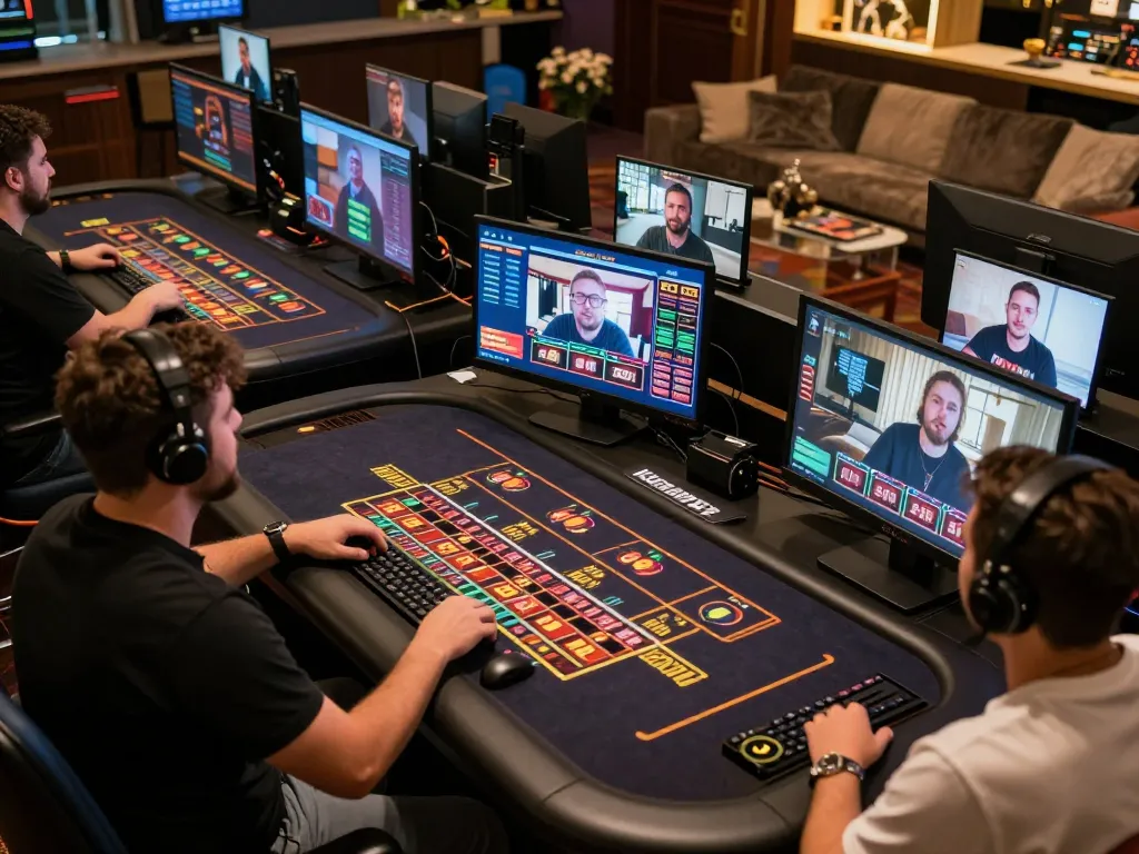 KU3933 live dealer roulette game engaging players in a modern online casino environment