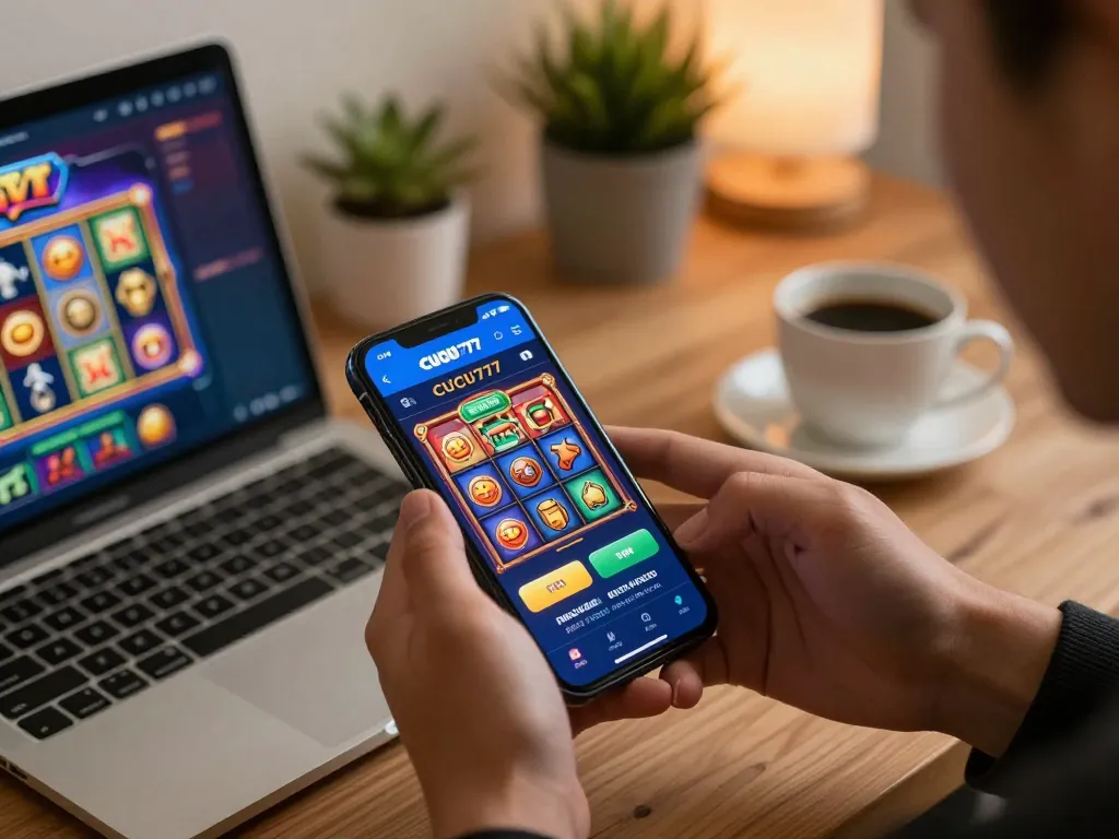 Engaging gameplay on CUCU777 casino app, highlighting mobile betting excitement and user experience