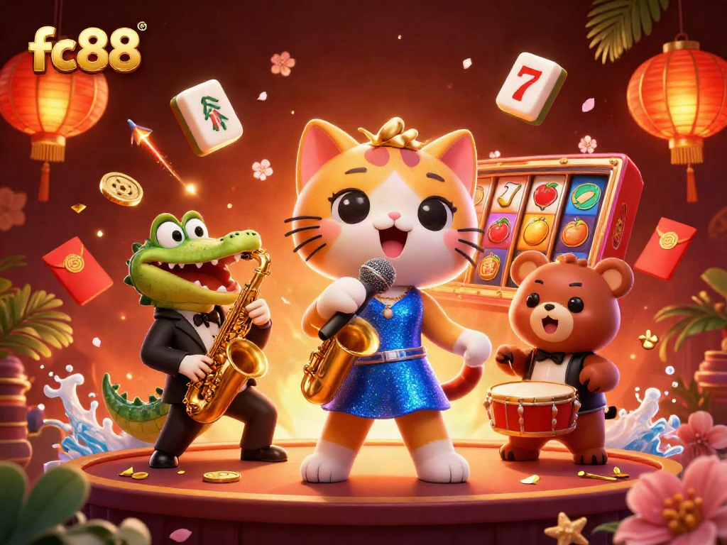 fc88 trò chơi slot với các nhân vật 3D hoạt hình, mang đến cảm giác sôi động cho casino trực tuyến.