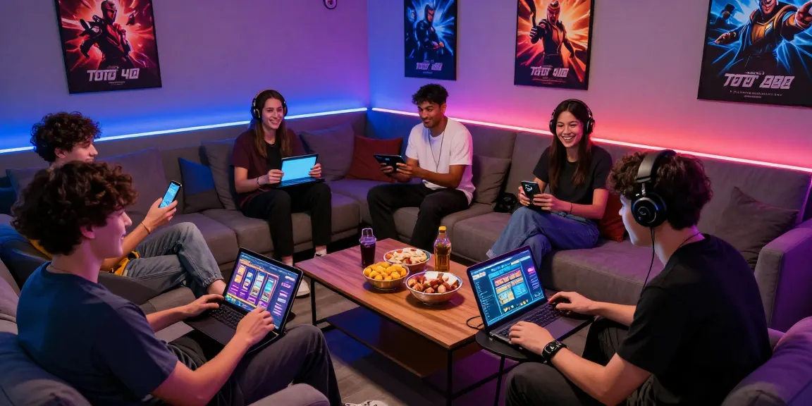 Pengguna terjun4d menikmati pengalaman bermain Toto 4D dan slot online di lounge modern yang dinamis.