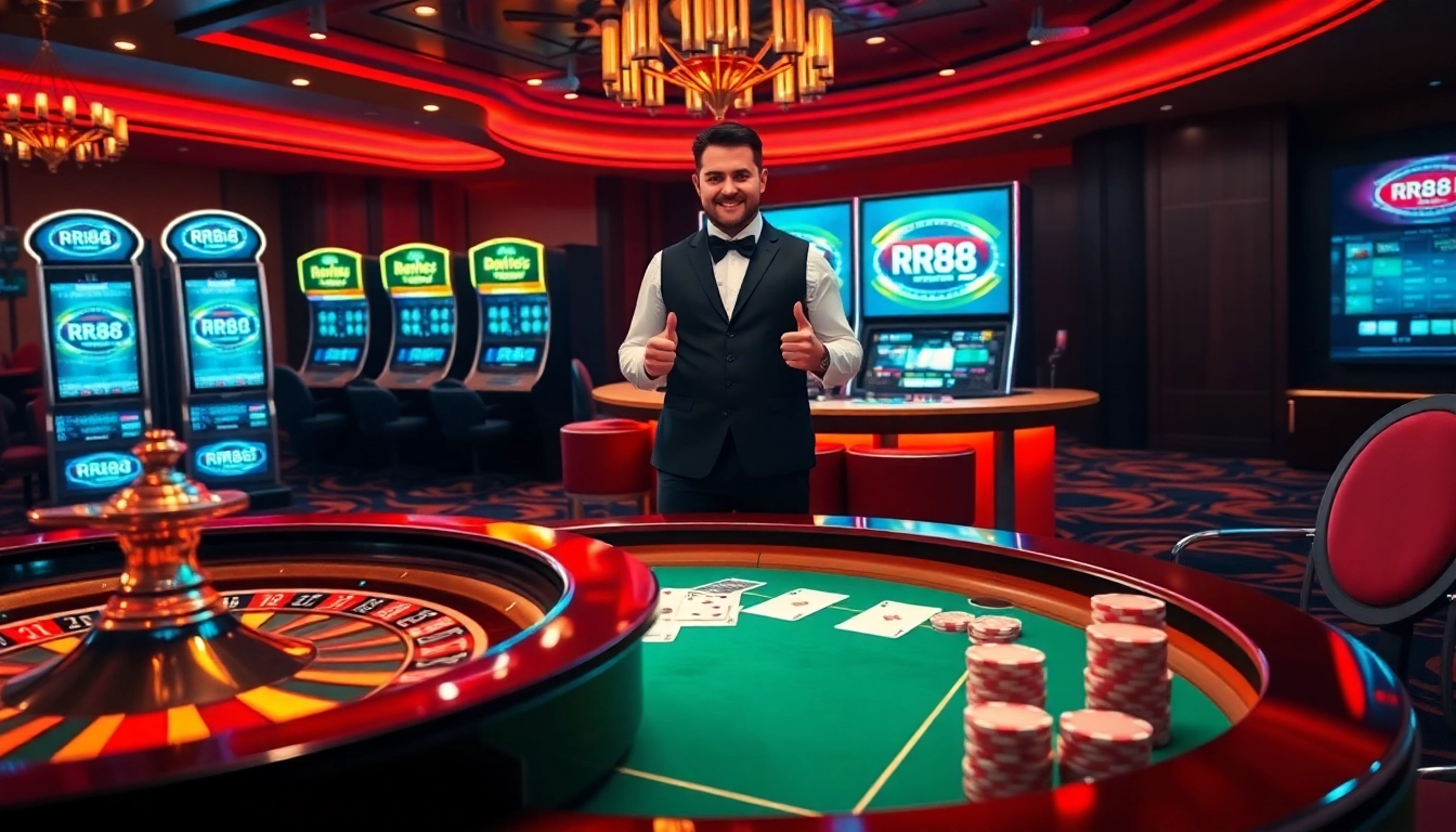 Engage with the thrilling rr88 link and high-stakes gaming at an elegant casino.